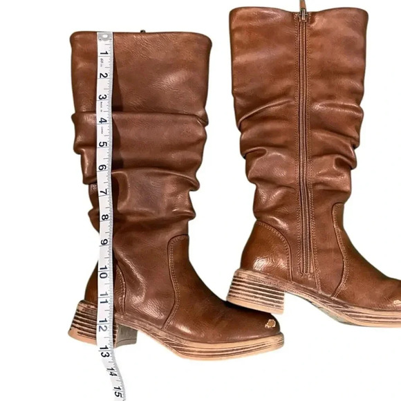 Steve Madden Kids Fortune Long Boots Tan Size 13 Used Has a lot of Life Still - Picture 12 of 12
